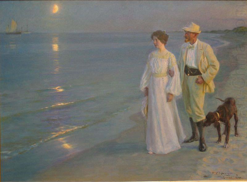 Peder Severin Kroyer Artist and his wife china oil painting image